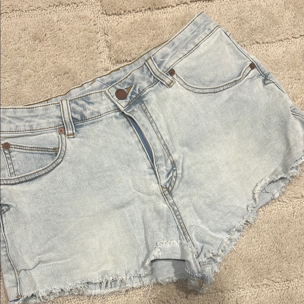 Volcom Light Blue Denim Women's Shorts